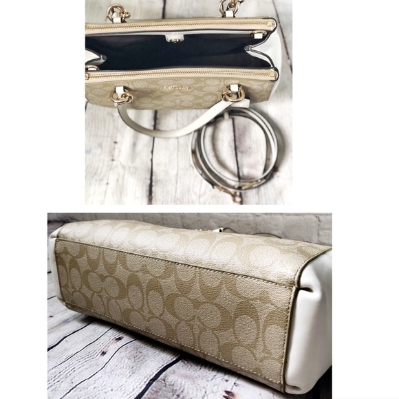 SOLD Coach Signature Christie Carryall Satchel - Picture 4 of 8